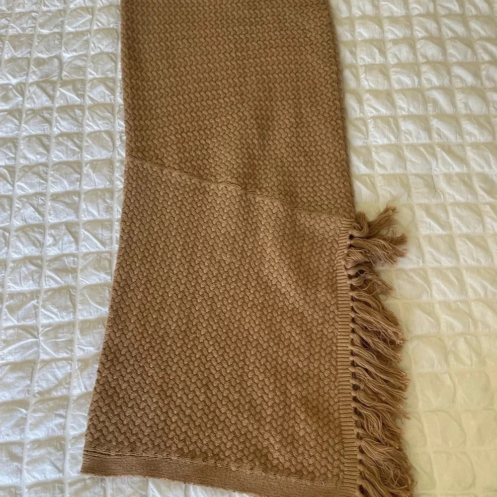House of Harlow 1960 Lilja tan knit fringe maxi skirt - Picture 10 of 12